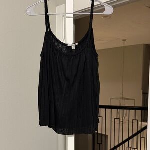 American Eagle Outfitters Black Braided-Strap Camisole
